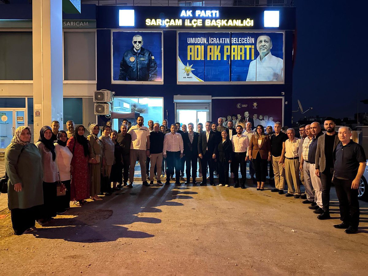 ❝AK Parti teşkilatları; mefkûresini milletin değerlerinden, kararlılığını tarihinden alan büyük bir dava hareketidir.❞

İl Başkan Yardımcımız Osman Yağan, Sarıçam İlçe Başkanımız Bayram Özdemir ve kıymetli teşkilatımız ile 69. Daraltılmış İlçe Danışma Meclisi Toplantımızı