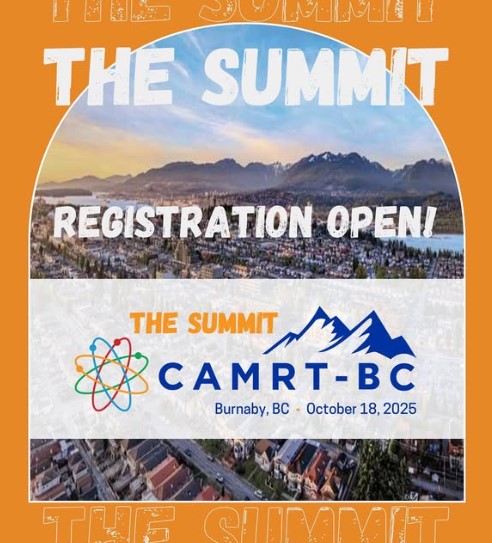 camrt_bc's tweet photo. Have you registered for The Summit 2025? 

On October 18, join us for a full day of interdisciplinary education and connection!

Learn more + register at: https://t.co/OaKafTHcxF https://t.co/kjECvAjEXZ