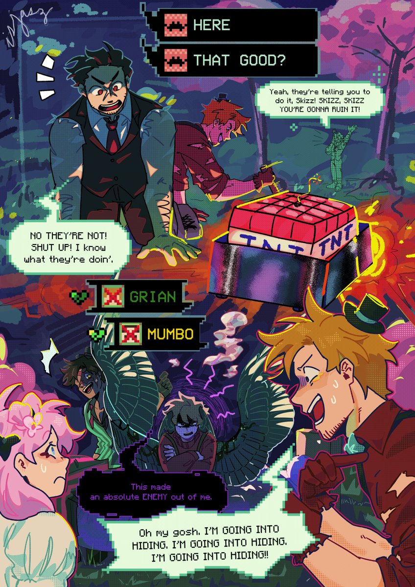 💥

my piece for <a href="/WildLifeZine/">Wild Life Zine</a>  o/
idk man i wanted to experiment with a different style, kinda retro and pixel-y :D
#solidaritygamingfanart (mainly?) #wildlifefanart #traffictwt