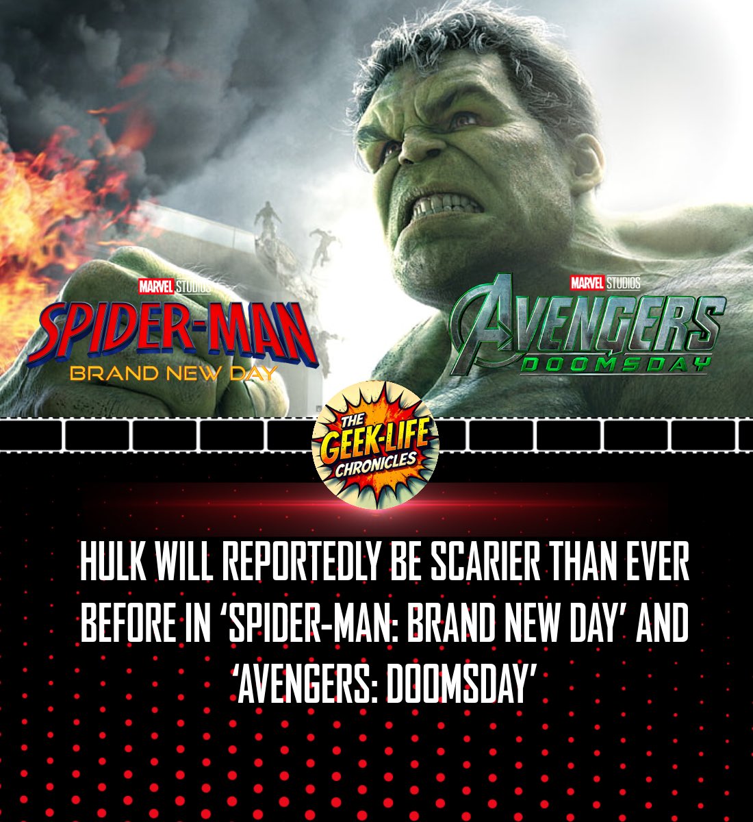 geek_chronicles's tweet image. Well it’s about time! #HULK #SpiderManBrandNewDay #AvengersDoomsday