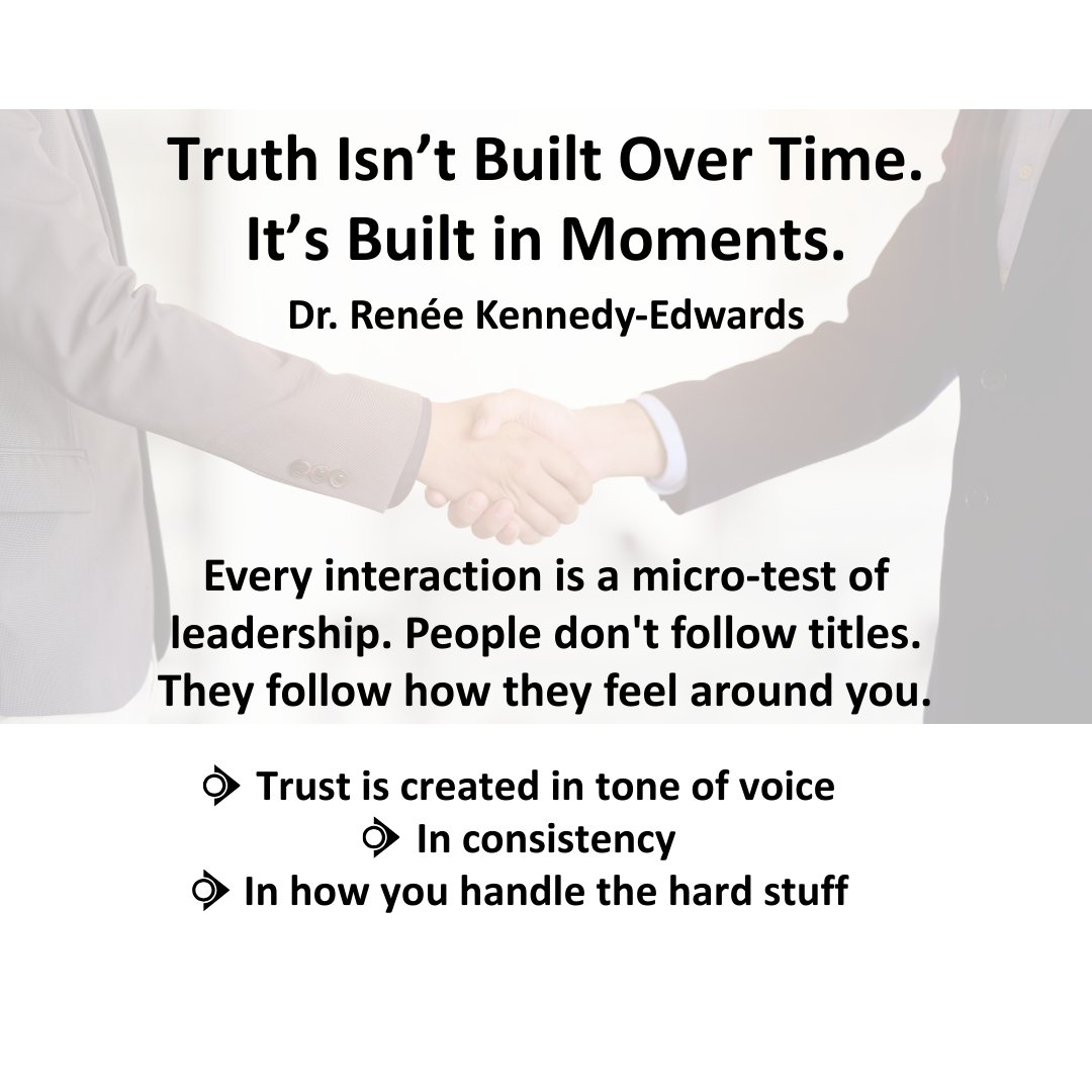 drreneecoach's tweet image. Great leaders don't just deliver - they connect. 

#trustandinfluence #emotionalintelligence #executivepresence #humanleadership #mindexecs