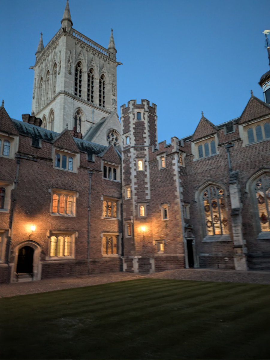 angelo_rules's tweet image. #AIChem25 at St. John's college