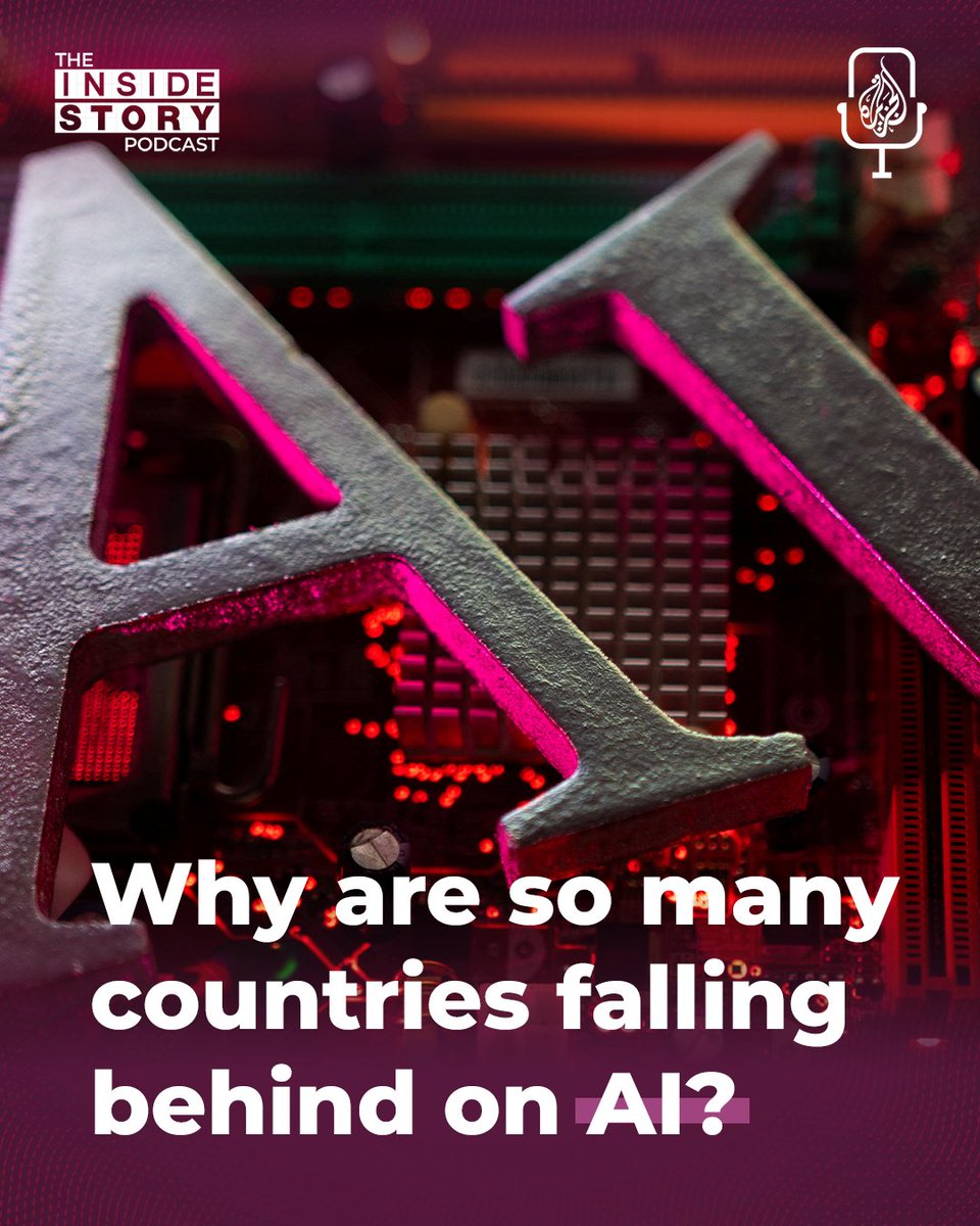 Artificial intelligence is the tech revolution of our times. 

But more than 100 countries are falling way behind those leading the AI surge and are losing out.

🎧 #InsideStory spoke with <a href="/rahulsimpact/">Rahul Dogra</a>, <a href="/Dr_Atoosa/">Atoosa Kasirzadeh</a> and <a href="/RameshMedias/">Ramesh Srinivasan</a>: aj.audio/InsideStory