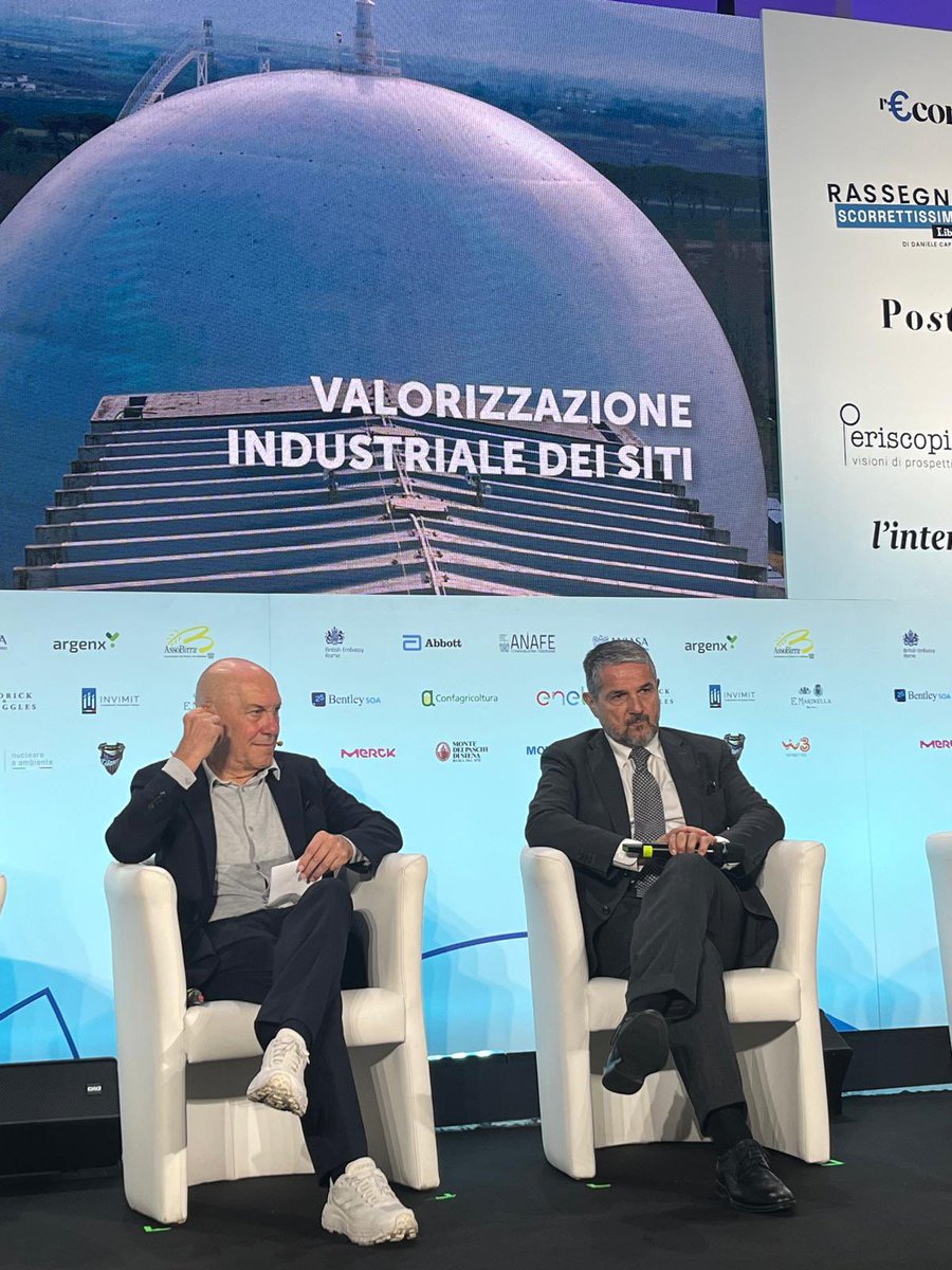 📢 Oggi ho partecipato all'Urania  Policy &amp; Business Forum, intervenendo sul tema della transizione energetica.
⚡ La transizione non si fa in 10-20 anni come pensava il Green Deal: servono 60-100 anni con un mix tecnologico, incluse rinnovabili e nucleare, per ridurre emissioni