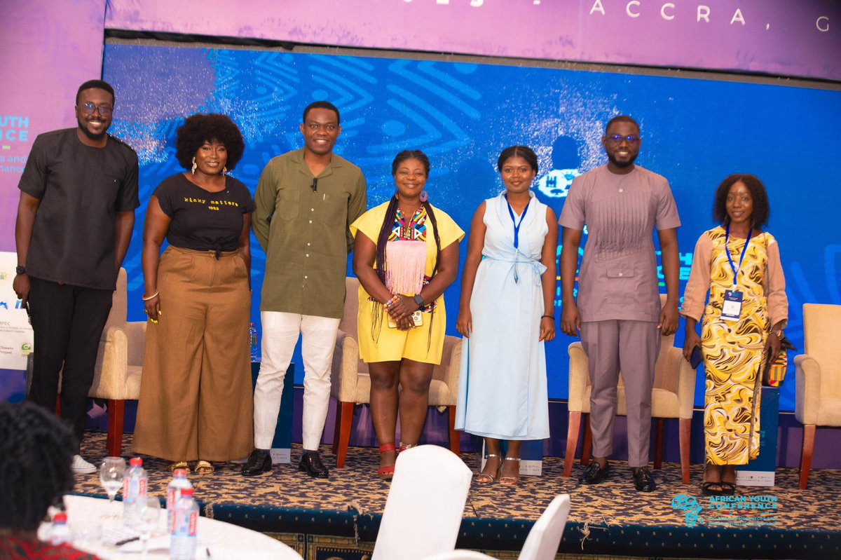 On the sidelines of the Africa Youth Conference, <a href="/lydiaforson/">miss forson</a> fireside chat on true sustainability with <a href="/kinkymatters/">Kinky Matters</a> was key in growth mindset as an entrepreneur. Followed the session was a panel discussion on Green innovation and job creation.