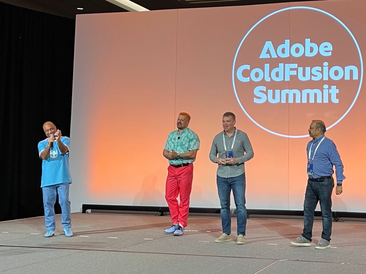 coldfusion's tweet image. A big congratulations to Brian Sappey, our ColdFusion Education Champion, recognized at #ColdFusionSummit2025! His dedication to teaching has impacted countless developers globally. Thank you, Brian!

#coldfusion #Education #Mentorship
