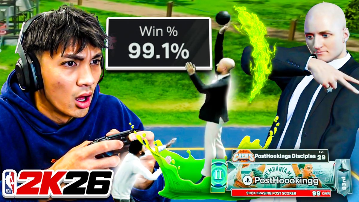 I Played a 99% Win 7'4 POST SCORER on NBA 2K26...
youtu.be/sLEKr6K9_Hs