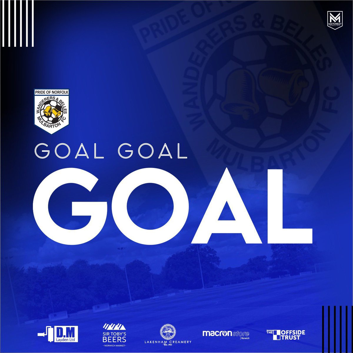 🔵 GOAL ⚫️

Leeder with a cross which turns into a shot and squirms through the goalkeepers hands. 

MWFC Res 1-0 Wymondham Res 

#MWFC