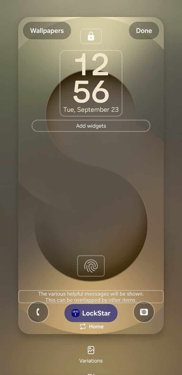 wr3cckl3ss1's tweet image. Interactive LockStar mode on One UI 8.5. Blur, resizable stickers, favorite apps and more.

#Samsung
#OneUI_8_5
#DoYouKnowWhoIAm
#Leaks
#S25Ultra