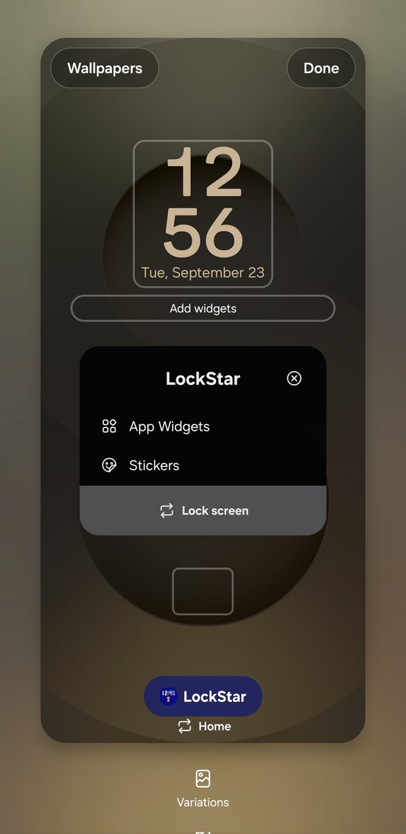 wr3cckl3ss1's tweet image. Interactive LockStar mode on One UI 8.5. Blur, resizable stickers, favorite apps and more.

#Samsung
#OneUI_8_5
#DoYouKnowWhoIAm
#Leaks
#S25Ultra