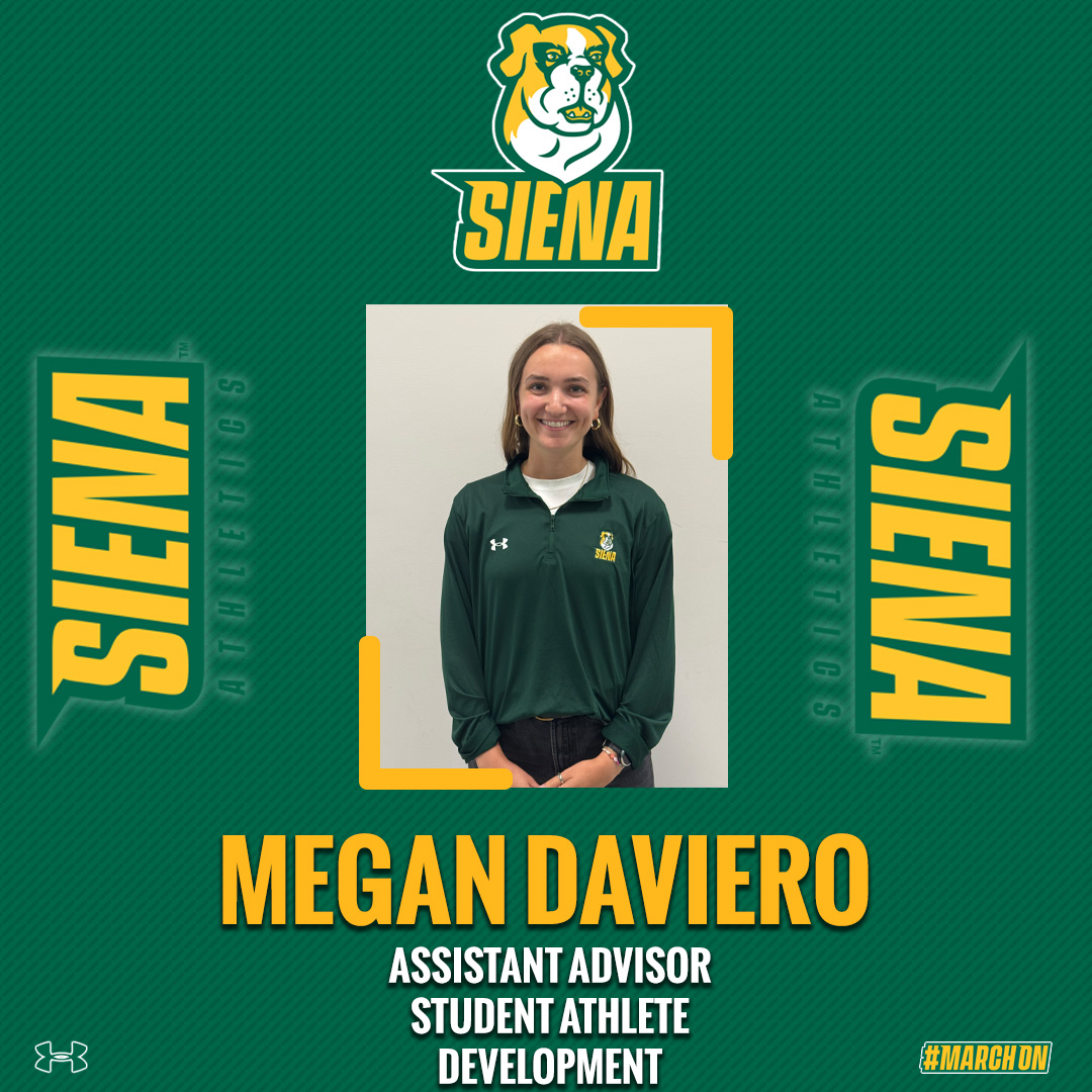Say 👋 and please join us in welcoming our newest #SienaSaints❗️ 

Welcome to our Siena family, Megan!

📰 tinyurl.com/yw8ruj6d

#MarchOn x #SienaSaints x #BuildingBetterSaints