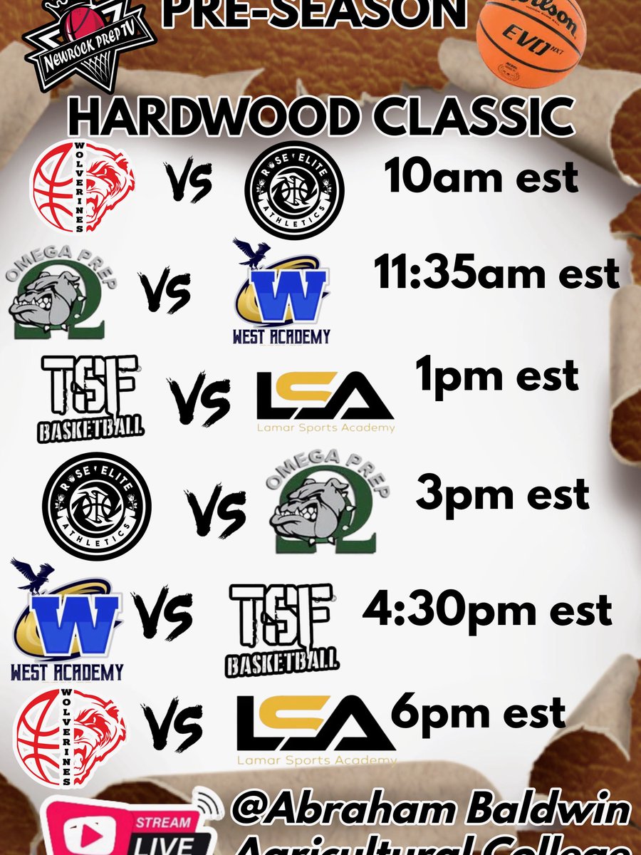 Tune it at 10am and 3pm this Saturday!!!