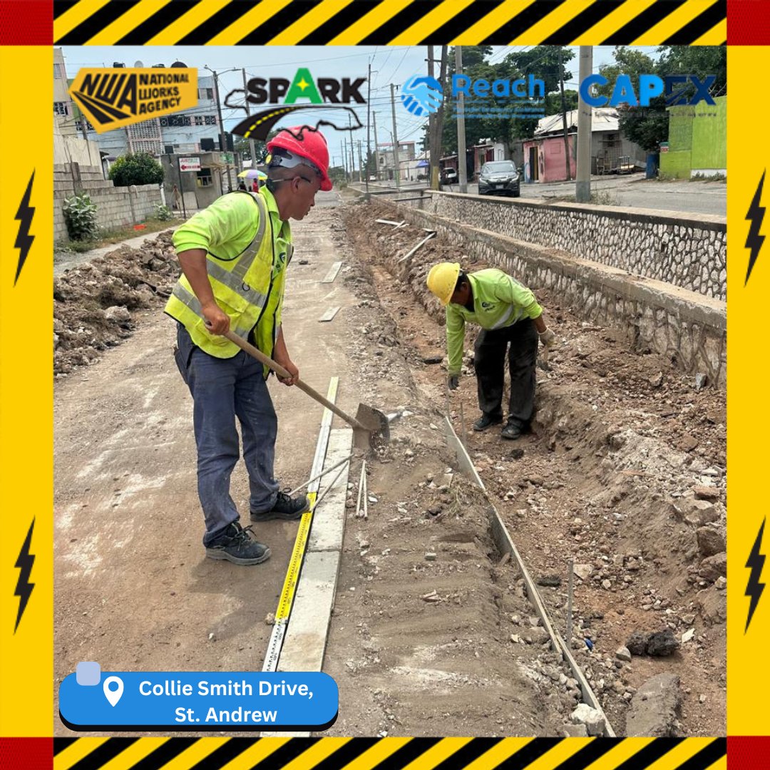 NWA_JA's tweet photo. Feeling the SPARK? ⚡️⚡️
Projects are now active within the South Eastern region 🚧⚒️
📍Kingston, St. Andrew, St. Catherine and St. Thomas
#weahwork
#SPARKJamaica
#southernmondays
#NWAUpdate
#nwajamaica https://t.co/9KV3Jq1ENQ