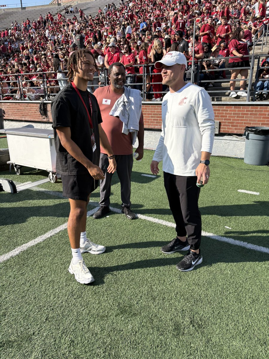 Had a good time in Pullman this weekend. Thank you to the WSU coaching staff for the hospitality!