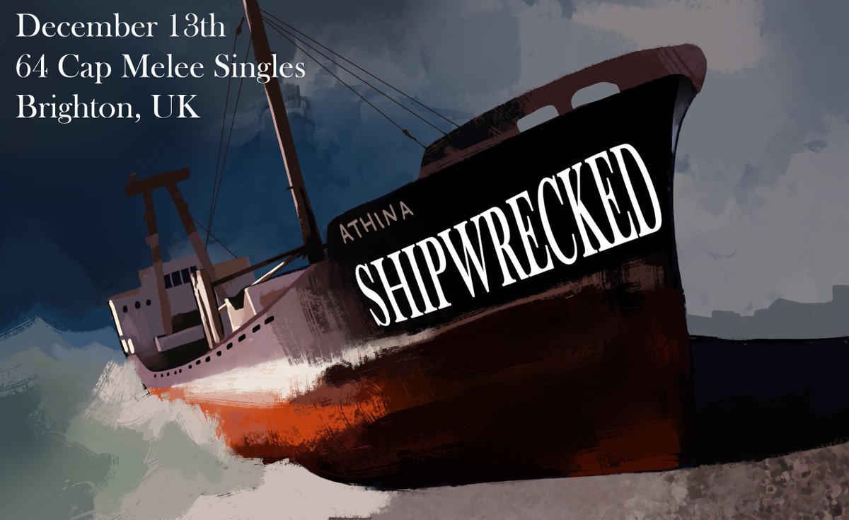 After a hiatus from larger events I'm proud to announce the 3rd and final Athina: SHIPWRECKED

- 8 player RR pools into pro/ams
- 64 cap with 32 early bird spots
- Fantastic venue with a great view of Brighton, outside food and drink allowed, and a pool table!

Links below ⬇️⬇️⬇️