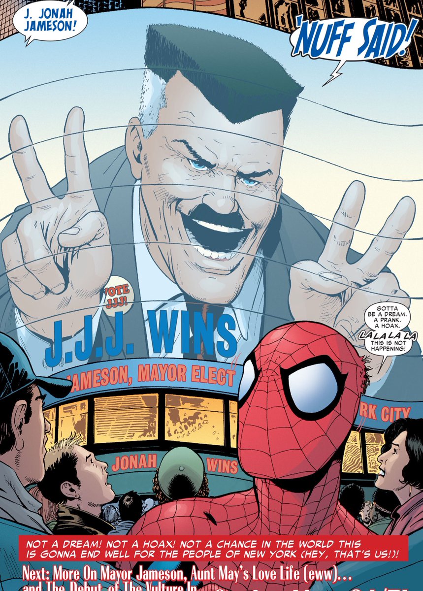 Imagine if they end up doing the Mayor Jameson arc in the future