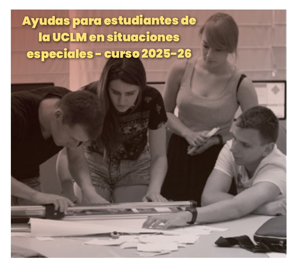 Está Abierto el plazo de solicitud de ayudas para estudiantes en situaciones especiales que cursen un grado en la UCLM.
Se establecen ayudas de hasta 2500 euros que pueden solicitarse hasta el 31 de octubre.
Mas información:
l1nq.com/xRc5s