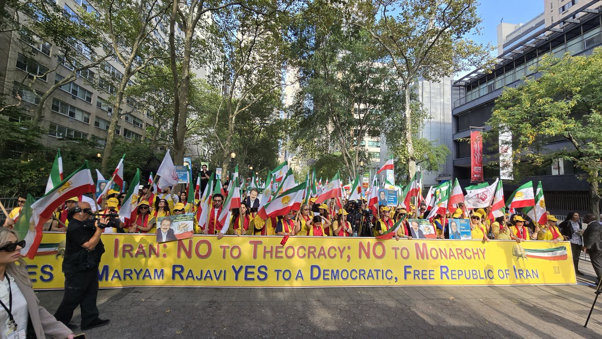 Reply to 
<a href="/Maryam_Rajavi/">Maryam Rajavi</a> 

The world saw the truth today: It is not the regime’s president, but the people of Iran—voiced through this rally—who speak with legitimacy. Thank you <a href="/Maryam_Rajavi/">Maryam Rajavi</a> for leading this historic movement.
#2025FreeIranNYRally #OurChoiceMaryamRajavi