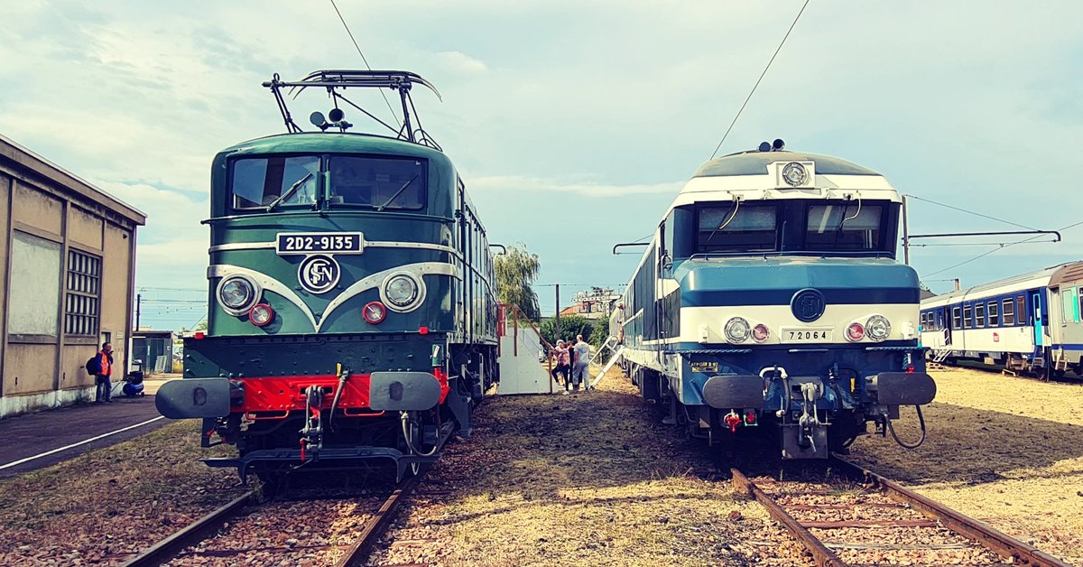 Un souvenir de mon samedi en terres bourguignonnes ? La CC 72064 de l'<a href="/ARCETasso/">A.R.C.E.T.</a> et la 2D2 9135 de l'<a href="/afcl_2d29135/">AFCL</a> 😁 

Encore merci à ces 2 associations pour leur accueil et leurs activités 🙂