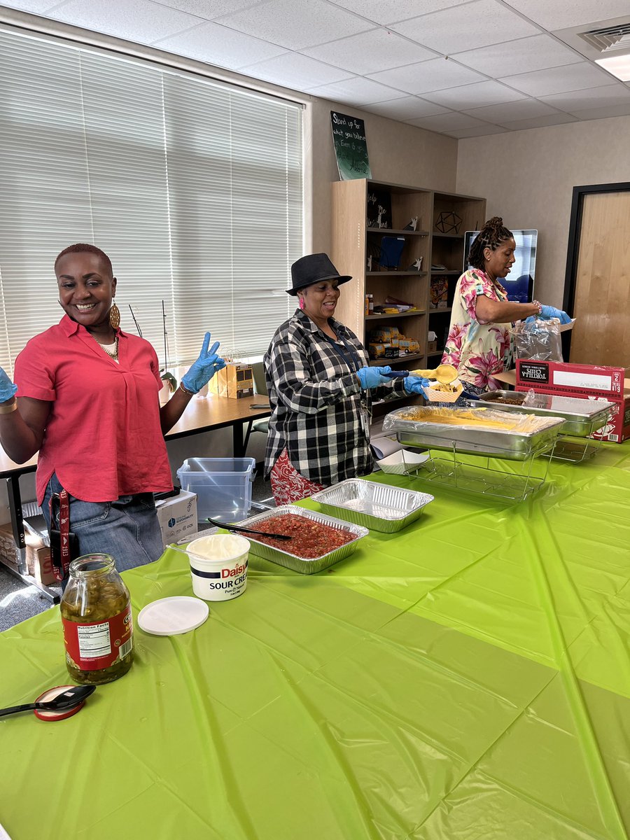 Nacho Average Teacher celebration at <a href="/AsaGHilliardES/">Asa G. Hilliard Elementary</a>! Our work isn’t the easiest, but our Ts are ready to show up ready to help our Ss grow! We are grateful! <a href="/AsaGHilliardES/">Asa G. Hilliard Elementary</a> <a href="/TiambiWalker/">Tiambi Walker</a>