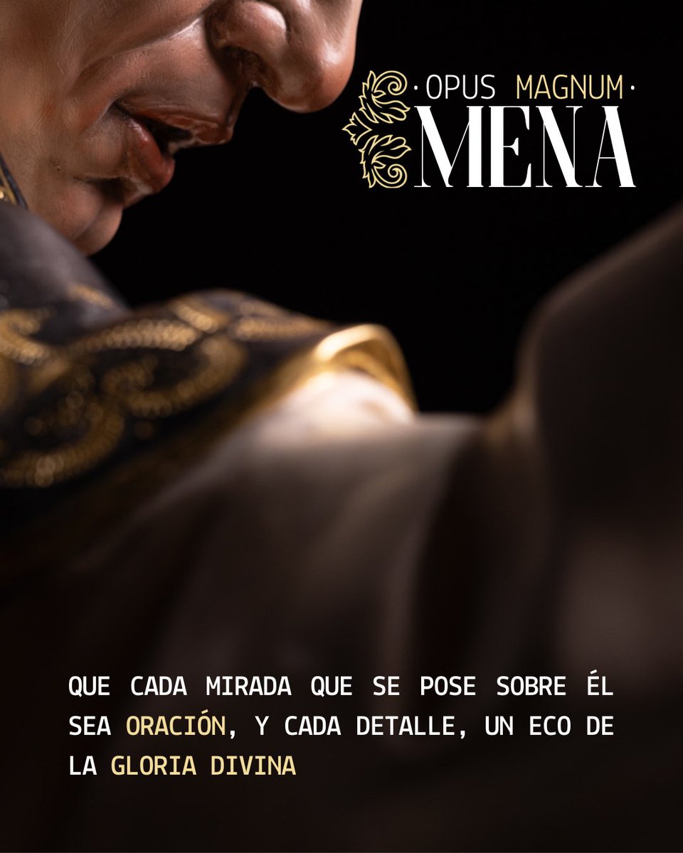 cofradiamena's tweet photo. Que cada mirada que se pose sobre él sea oración, y cada detalle, un eco de la gloria divina. 

⚜️Presentación y bendición del retablo
🗓️Viernes 17 de octubre
⛪️Parroquia de Santo Domingo
🕣20.30 horas

#cofradiasmlg #malaga #retablomena https://t.co/o3P7neCCC6