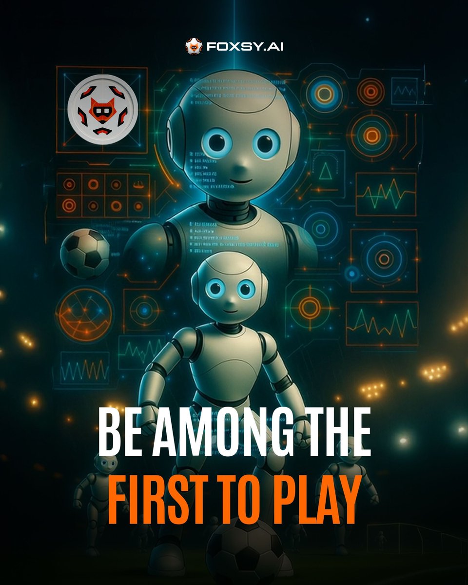 foxsy_ai's tweet image. The arena of tomorrow is powered by AI, strategy, and blockchain. 

FoxLeague: where your code, tactics, and $FOXSY matter. 

Be among the first to play --&amp;gt; foxsy.ai 

@PulsarMvX send 500 FOXSY to 100 reactions 

#FoxLeague #AI #SoccerStrategy #Gaming