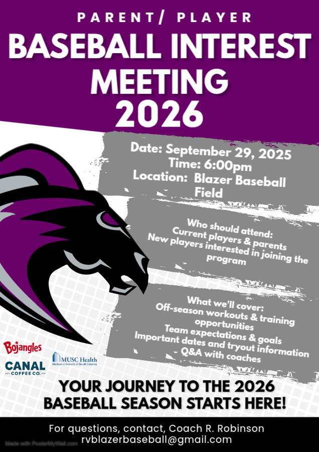 Baseball Parent and Student-Athlete Meeting on September 29!

#NextLevel