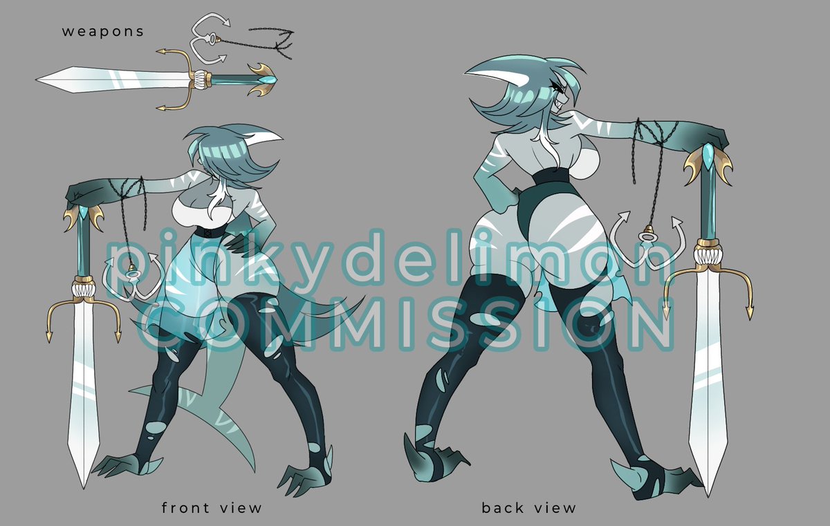 pinkydelimon's tweet photo. Character sheet commission! 💕💕 Character owner is: @Koishcream https://t.co/v8iOuc5bJI