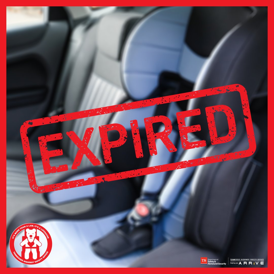 Car seats typically expire after 6 years from the date of manufacture due to wear and tear, changes in regulations and standards, and recalls. Locate the expiration date &amp; serial number on the car seat label. Additional info will be on the manufacturer's website. #TNCPSWeek