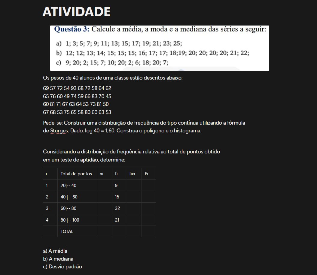 codedreams_'s tweet image. Vou fazer uma revisão pra prova de estatística, só que em python...