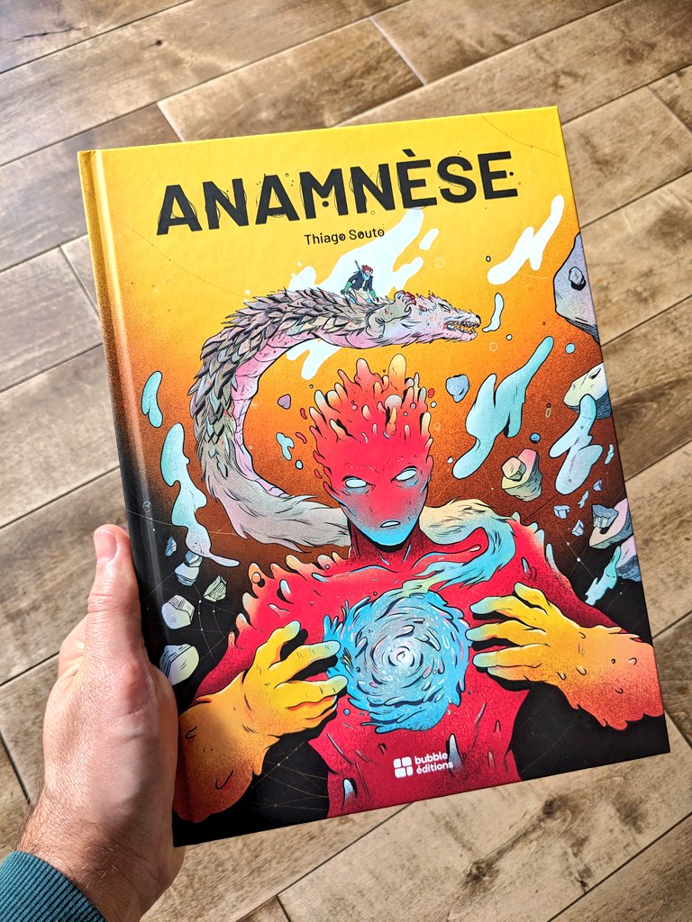 #120 Anamnèse
Thiago Souto 🇧🇷 ⭐4/5⭐
Tradu: Hélène Melo
"Labirinto" é um clássico brasileiro, mas a leitura revela facilmente porque é um gibi que ganhou o mundo. Uma abordagem onírica e sensível sobre dor e memória. Funciona para vários públicos e idades. A arte é um desbunde.
