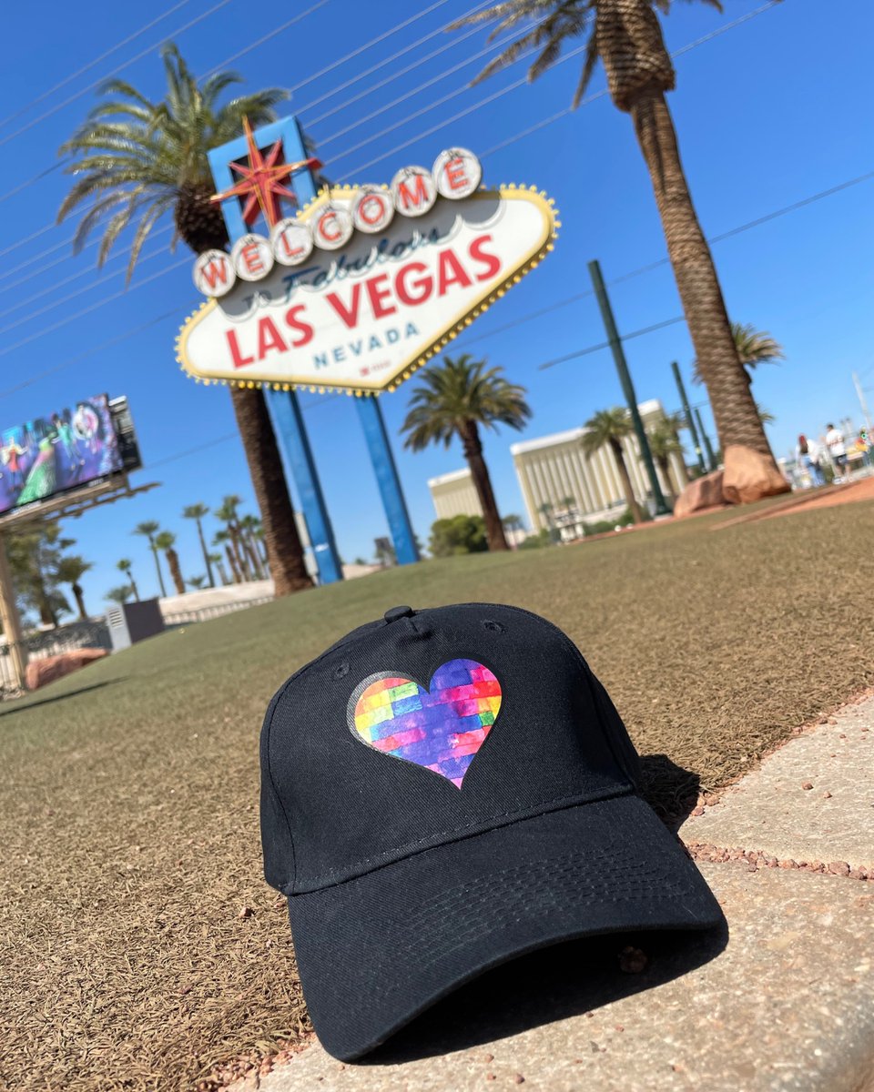 Greetings from Las Vegas! 👋⁠
⁠
The city is fabulous and so is the art that’s created here!⁠
⁠
For every post featuring the OV Hat this week, <a href="/boydgaming/">Boyd Gaming Corp</a> will donate $100 to Opportunity Village! 
⁠
💙 Show your support and #WearTheHeart! Get yours at OVArtStore.org