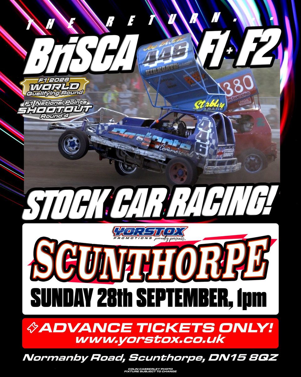 BSCDAF1's tweet photo. The booking list for Sunday’s National Points Championship Shootout Round 4 at Scunthorpe is now available.
We have 52 drivers booked in.
More information is available via the link below ⬇️
https://t.co/BNHaP1ZMzH
#BriSCAF1 https://t.co/6ReztBVL5B
