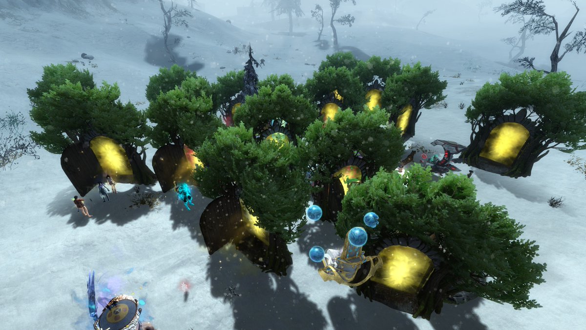 Creating an apple orchard in the middle of Snowden Drift! #GuildWars2 #GW2