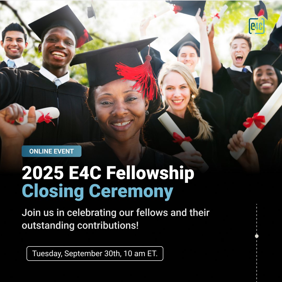 Join us for the Fellowship Closing Ceremony as we celebrate our inspiring Fellows and their incredible journey!

🗓️September 30th, 10am ET / 3pm CET / 2pm UTC
🔗Register now!: asme.zoom.us/webinar/regist…

#FellowshipClosingCeremony #E4C #ImpactProjects