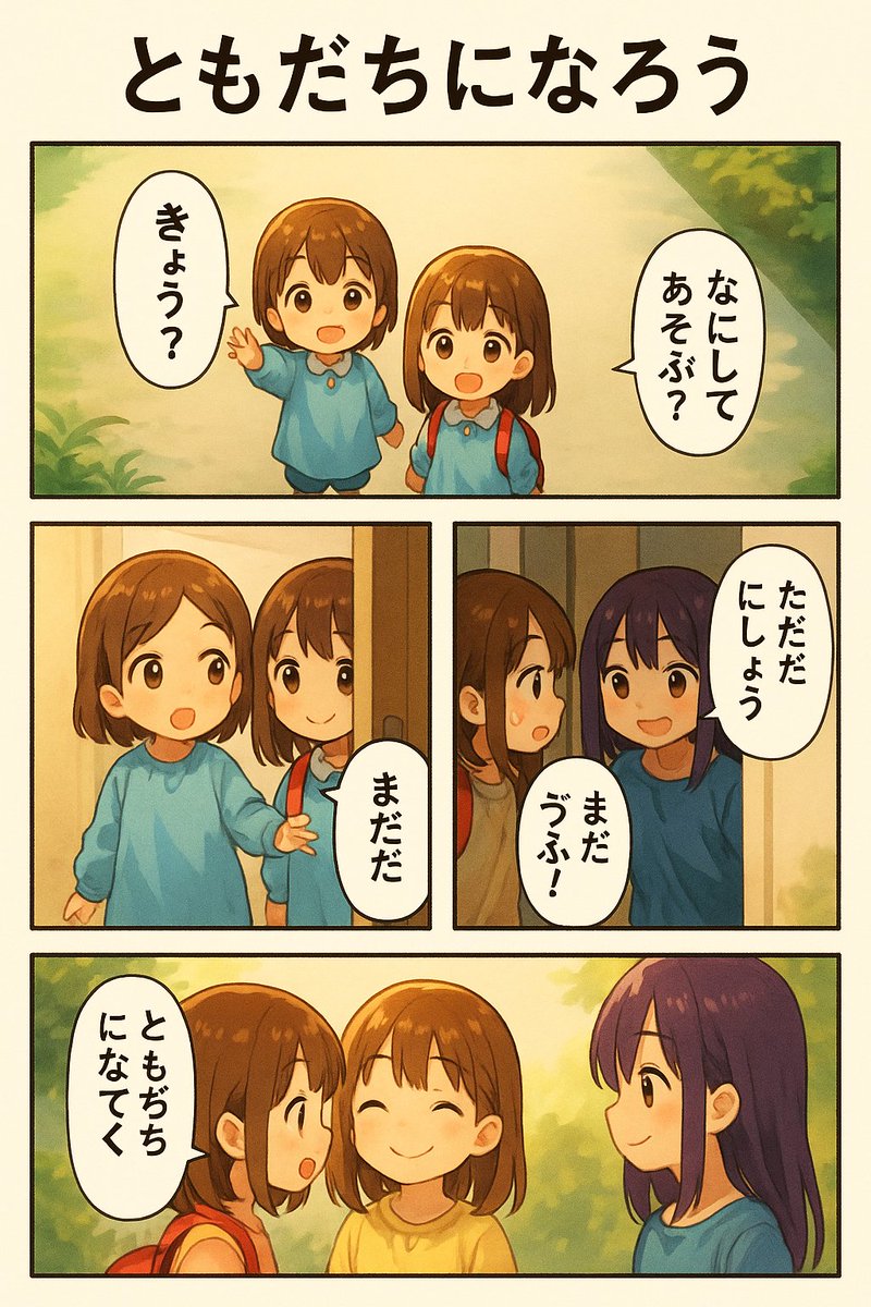 今日の漫画:ともだちになろう 