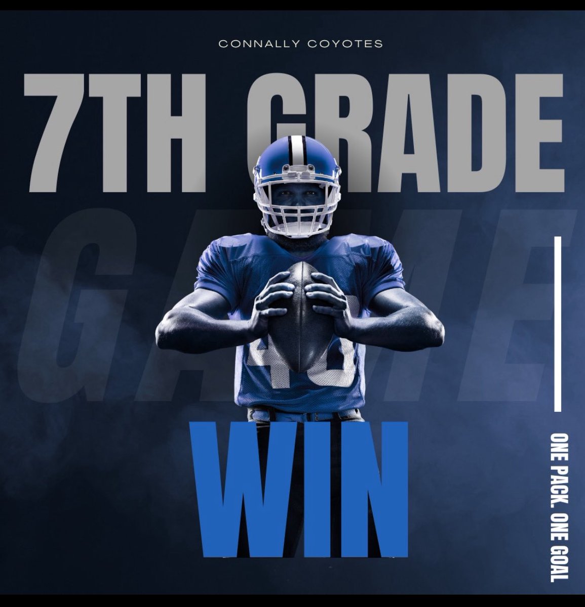 Connally Football wrapped up another weekend of football with 7th grade improving to 2-0. 8th grade fell a bit short but have plenty to build off. Big thanks to <a href="/WarrenNisd/">Warren Warrior Football (NISD) TX</a> for hosting our 8th graders.  #onepackonegoal