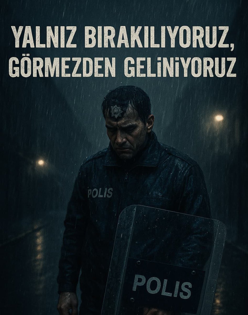 Öyle bir sahipsizlik ve kimsesizlik içindeyiz ki  #PolisinUmuduTükendi