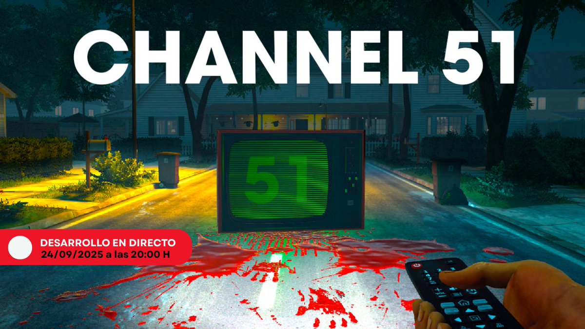giselavaquero's tweet image. 🚨 Mañana a las 20:00 (CET) estaré en directo!
Hablaremos y trabajaremos en el desarrollo de Channel 51 🎮
Esta vez nos centraremos en diseño de niveles ✍️

📺 youtu.be/fuKX_xTBNg0

¡No te lo pierdas! 👀

#gamedev #indiedev #desarrollodevideojuegos #horrorgame