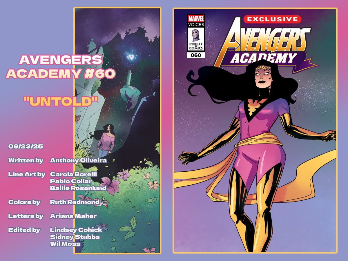 TONIGHT at MIDNIGHT in AVENGERS ACADEMY on <a href="/Marvel/">Marvel Entertainment</a> Unlimited: She is a splinter of the order. A sliver of the shape. A fragment of the line.

But now - as everything comes crashing down - WHO, AT LAST, is M'KRAAN?!?