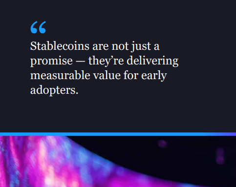 _cryptosavers's tweet image. Stablecoins have the potential to revolutionize
financial transactions — from remittances and trade
to everyday payments.