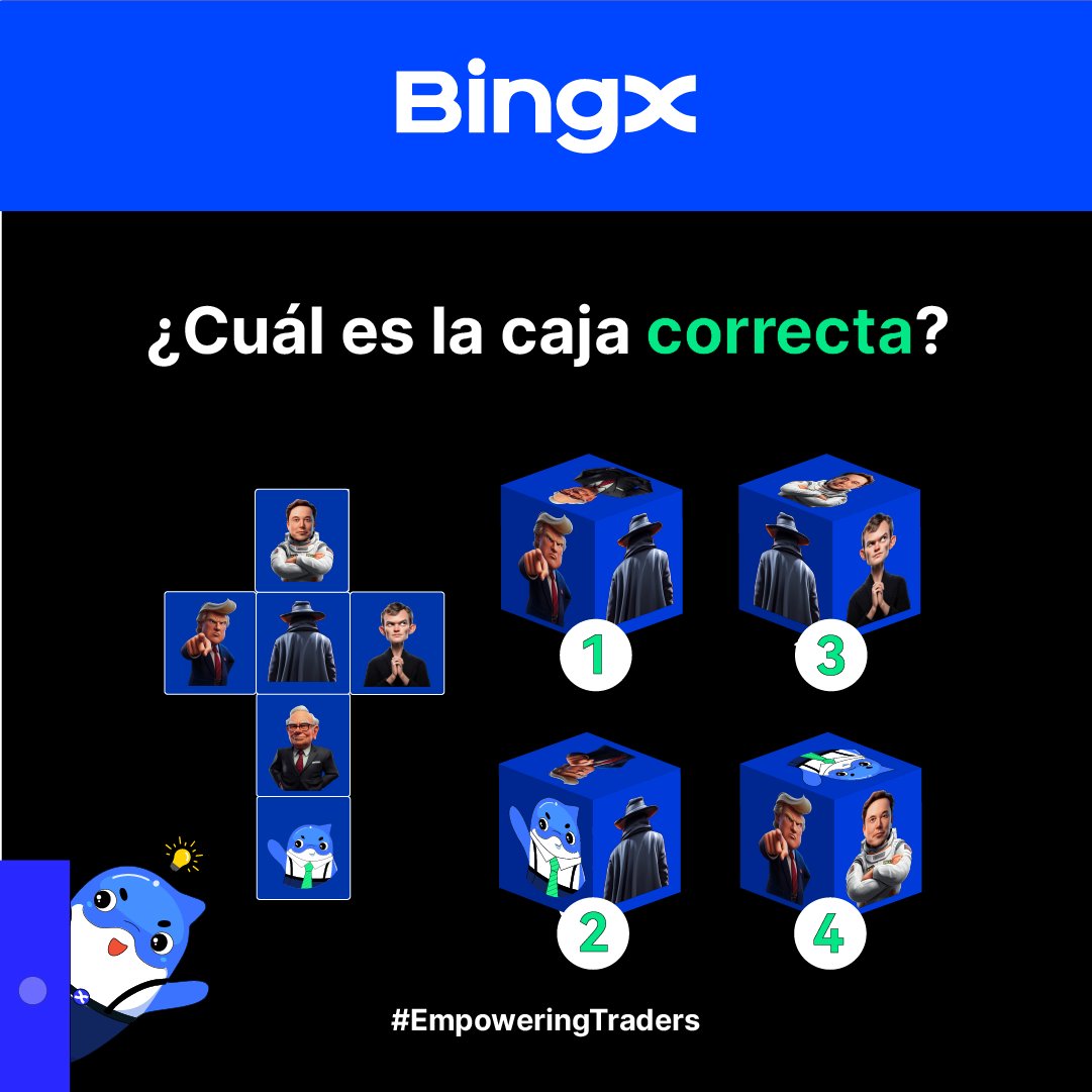 Es hora del #BingXQuiz.

Regalaremos 10 #USDT a tres respuestas correctas. 🙂

Para participar:
📲 Da seguir, like y retuitea.
🗓 Termina este jueves.

Comenta la respuesta 👇