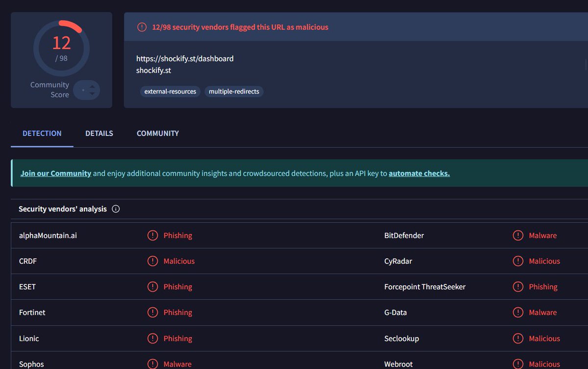 kaizersworld's tweet photo. Sorry you had to go through this. I want to dm you regarding this incident and try to understand how it happened. 

Just for educational purposes, as there are people that think users can't recognize beam links.

something like: "roblox . com . py " is definitely a beam link, unless the user does not check properly before they click. Websites like https://t.co/e8GYyHBT97 is very suitable source for checking weird links. If you see this image (an example), it means the link is not safe for you or anyone to click on. 

So in essence, did you get hacked by clicking on fake links like this example here or something else.