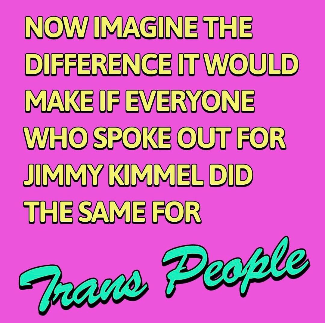 Everyone who believes in freedom and the best of humanity must speak out and defend our right to exist