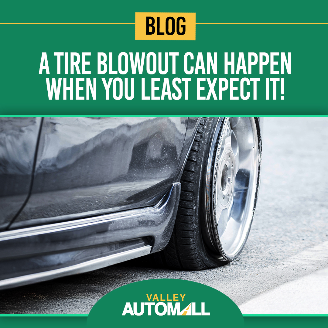 🛞 A tire blowout can happen when you least expect it! Our blog “What to Do If You Experience a Tire Blowout” walks you through the steps to stay safe.

👉 blog.valleyautomall.com/what-to-do-if-…

#TireSafety #DriveSmart