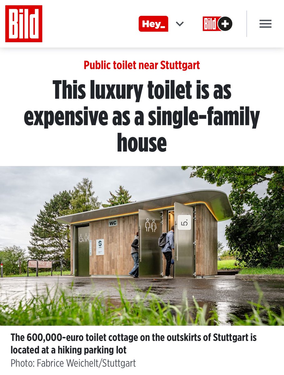 It also happens in Germany!
Germans build luxury €600,000 toilet! Maybe they have ex-Wellington City Council staff working there.