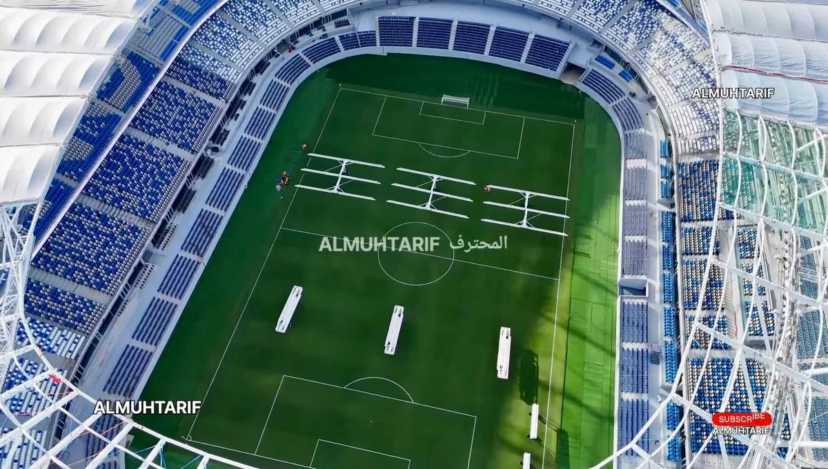 🇲🇦🔜🏟 Last update from Grand Stadium of Tangier 🌱🔵⚪