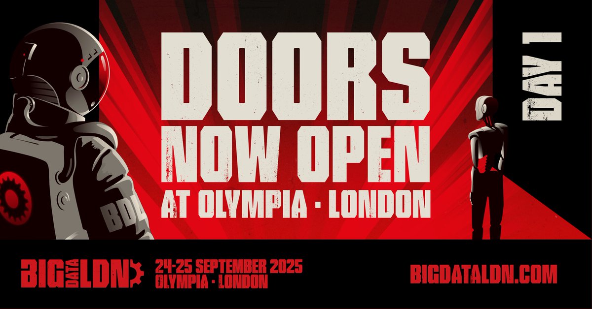 BigData_LDN's tweet image. Big Data LDN 2025 is LIVE. We look forward to seeing everyone!
Now let's take in all the insights from the conference programme and discover the latest cutting-edge solutions on the show floor.
Haven’t registered yet? There’s still time 👉 spkl.io/6010ArQvG