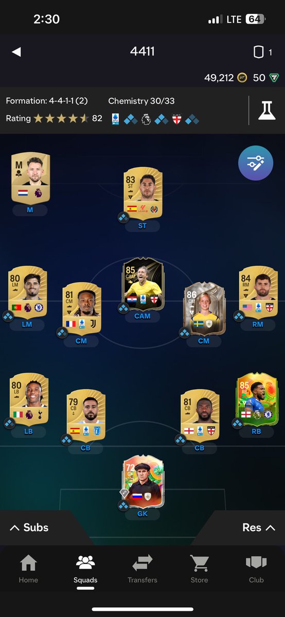 First team VS Now
Kinda bothers me how the rating went down one but plays soooo much better😭