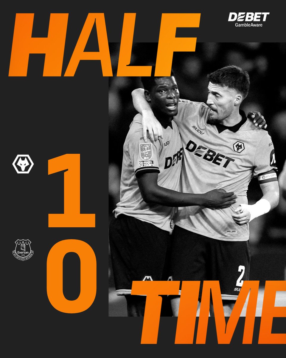 Wolves's tweet image. Our advantage at the break 👊